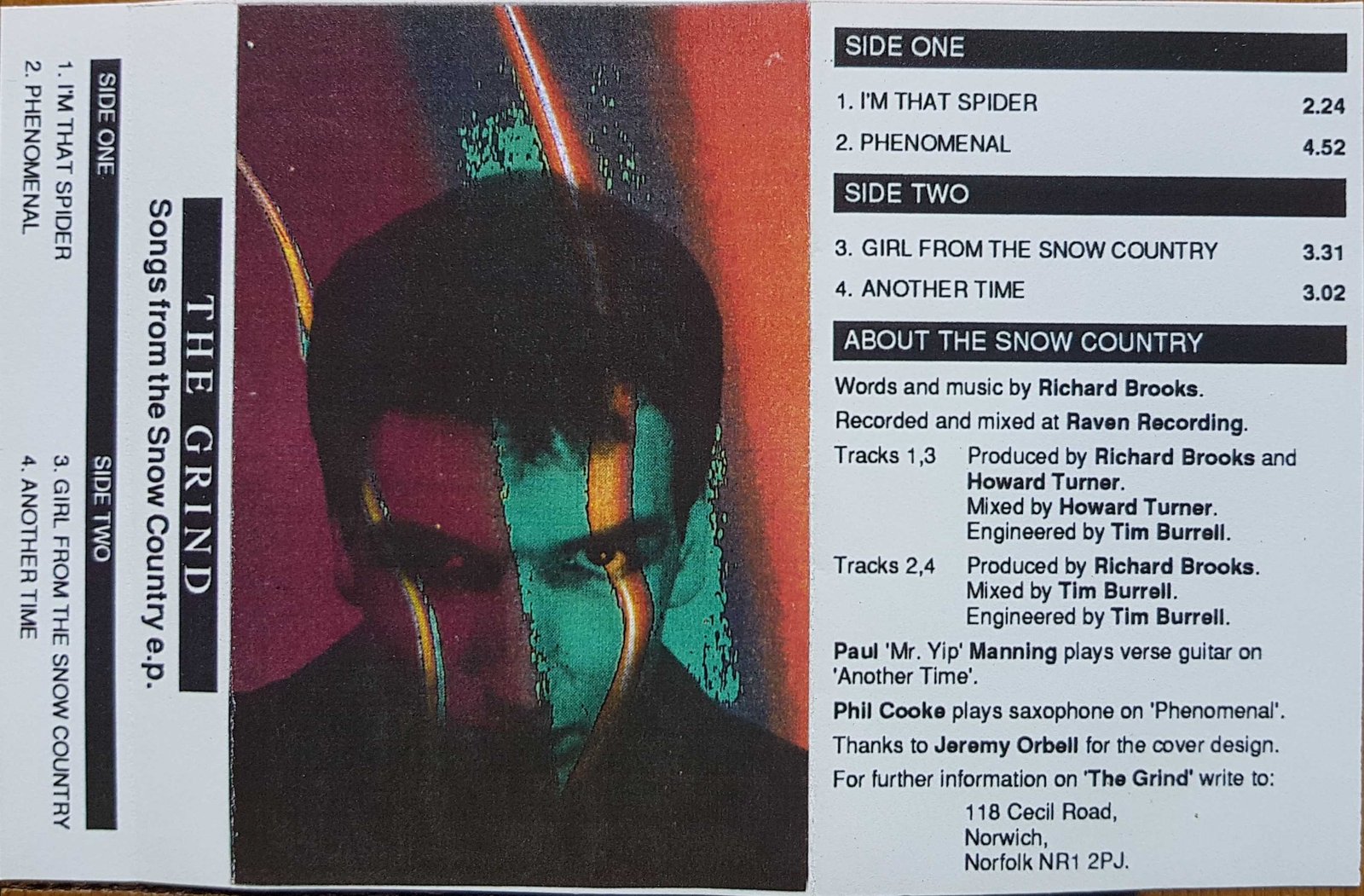 Back cover of cassingles-SFTSC